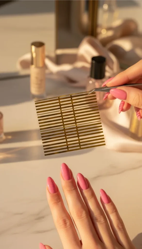 7 Sheets Metallic Striping Tape