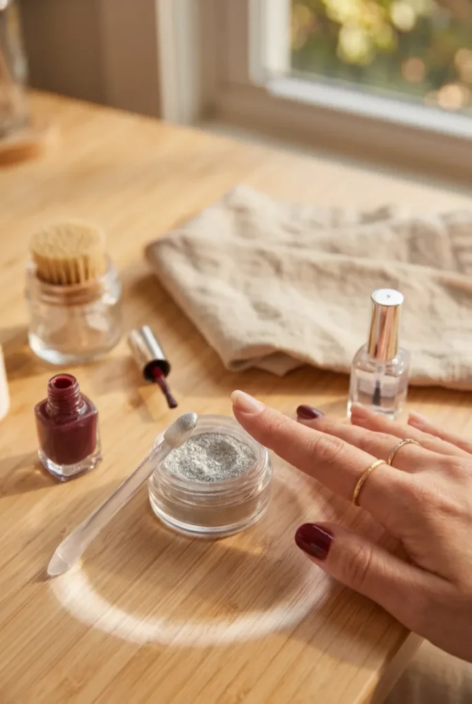 Apply Chrome Powder 
