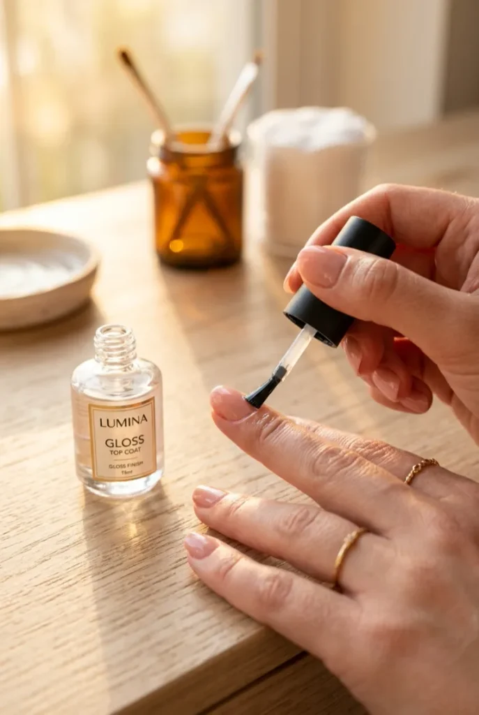 Apply the No-Wipe Top Coat 
