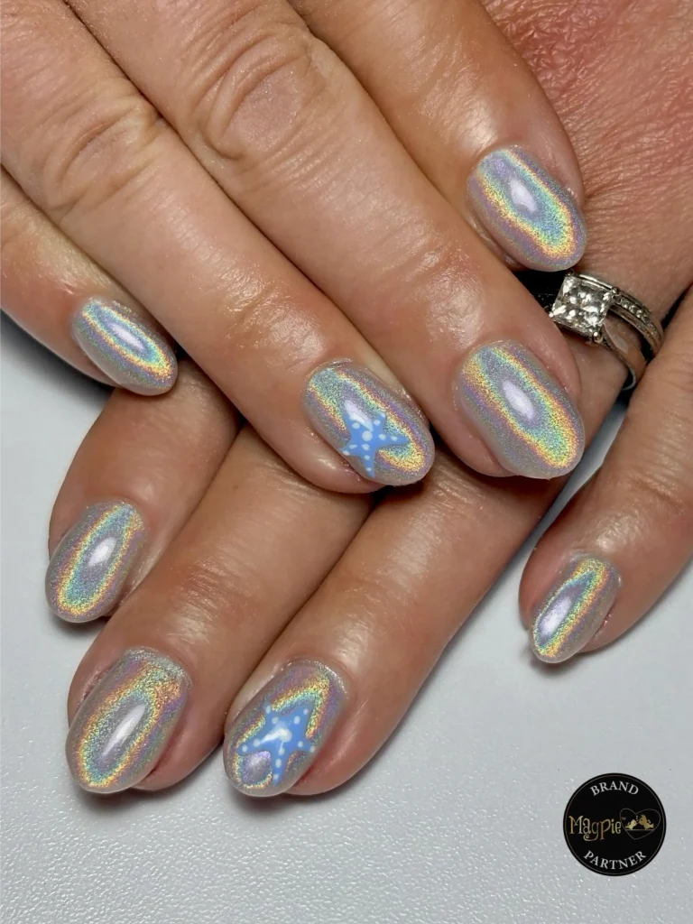 Beachy Starfish Nails