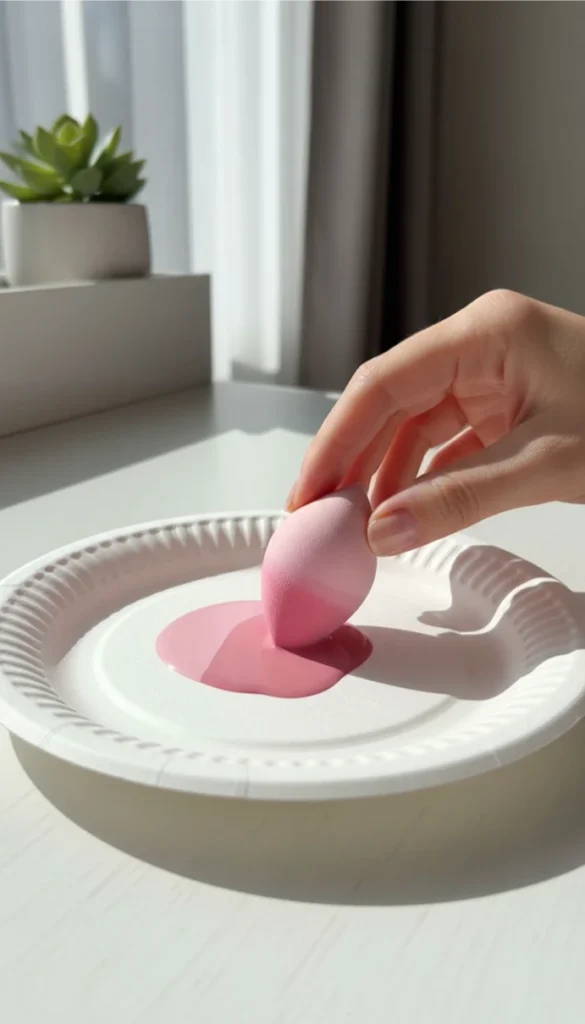 Blend the Colors on the Sponge
