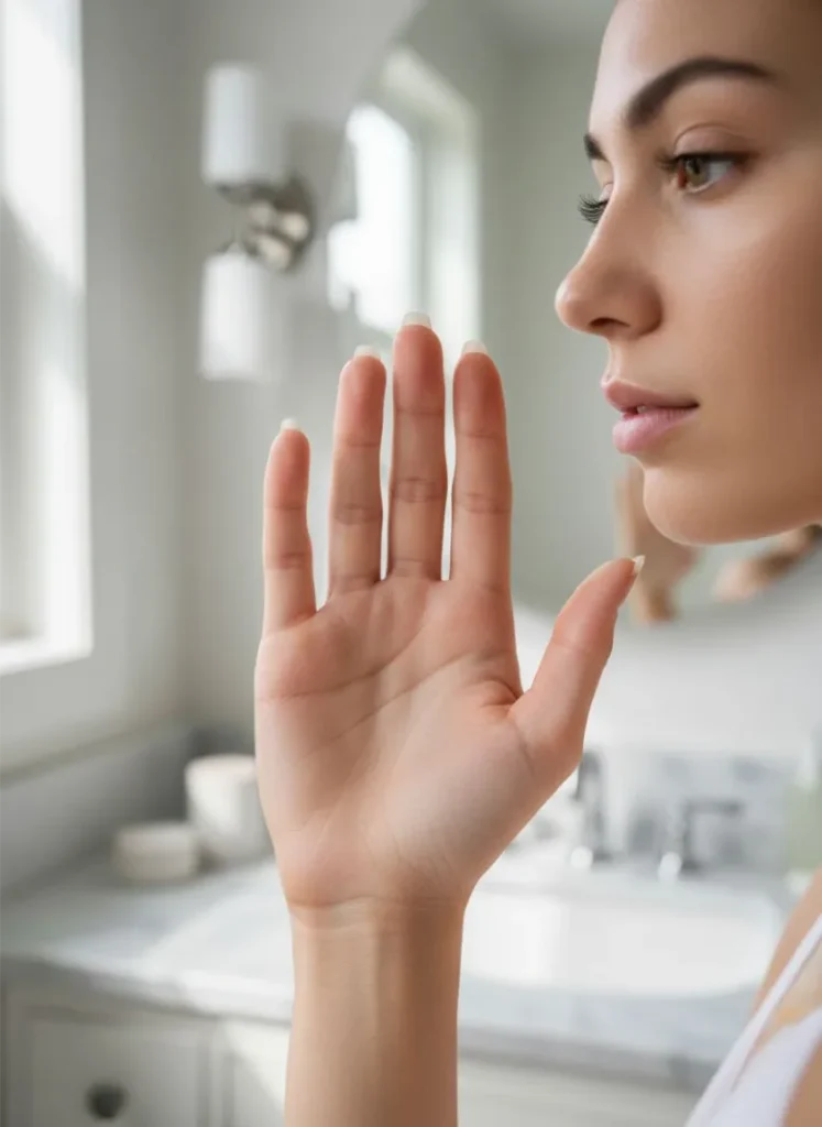 Check your natural nail length