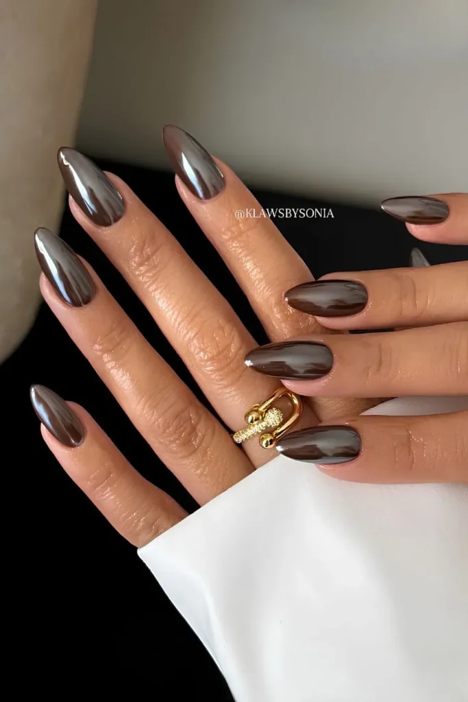 Chocolate Brown Mirror Chrome