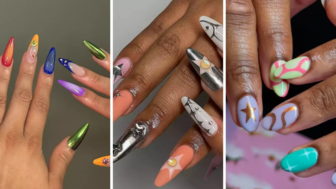 Chrome Nail Accent Ideas