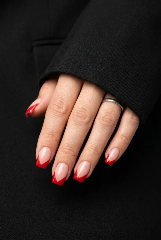 Classic Red Diagonal French