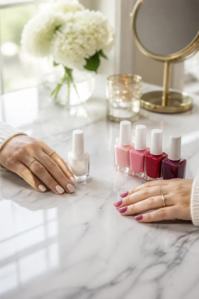 Classic White Tips vs Colored French Tips