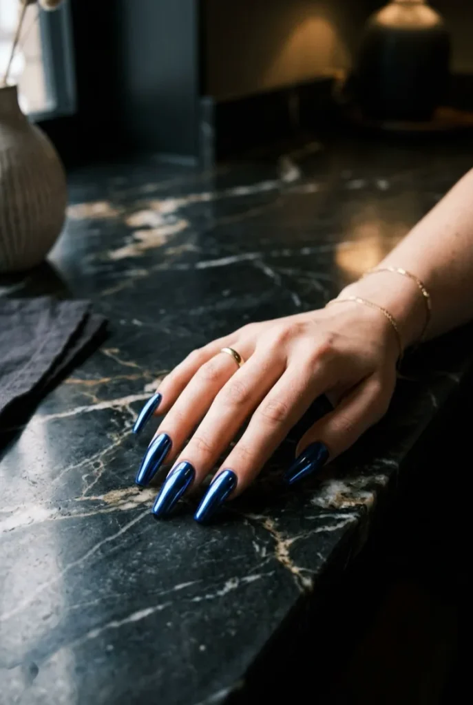 Cobalt Blue Mirror Chrome