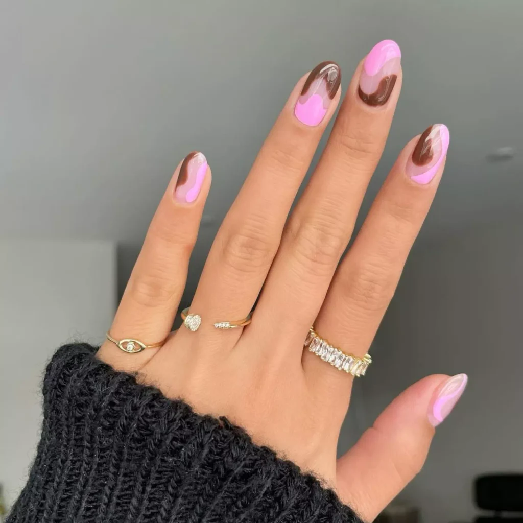 Cocoa and Bubblegum Swirls