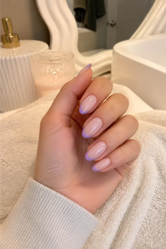 Colored French Tips