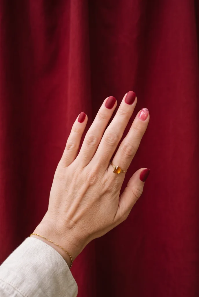 Cranberry Matte Glossy Accent