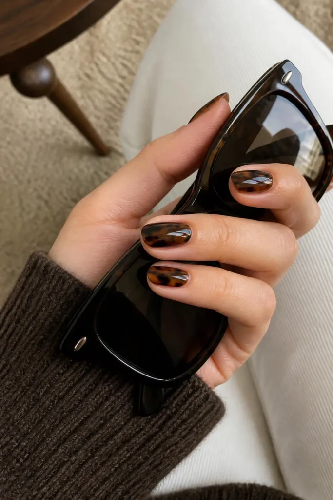 Espresso Tortoiseshell Print
