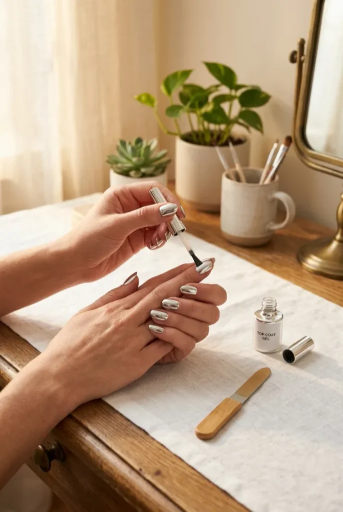 Extend Chrome Nails