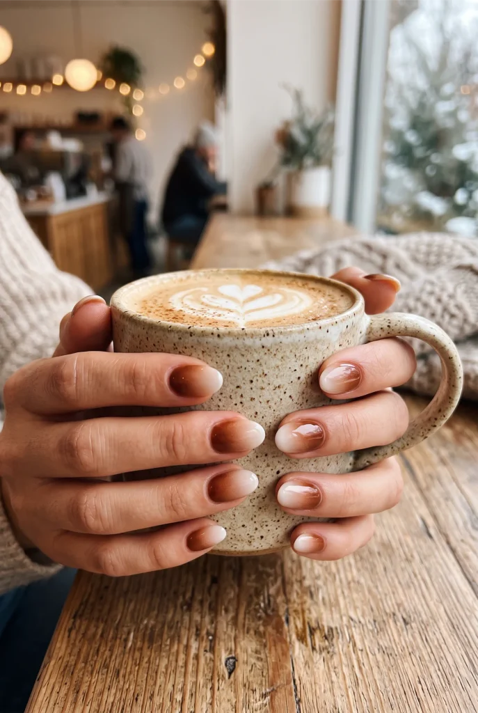 Glazed Cinnamon Latte Ombré