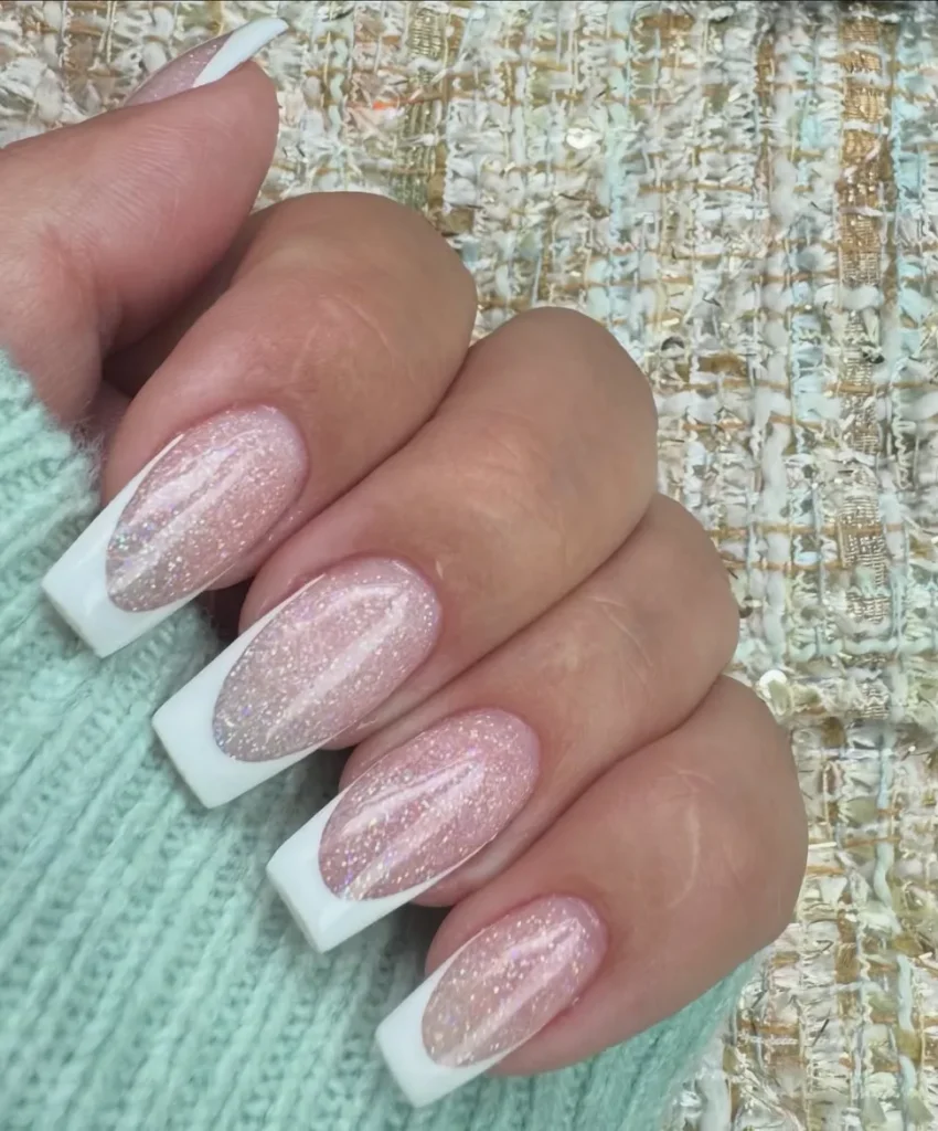  Glitter Coffin Nails