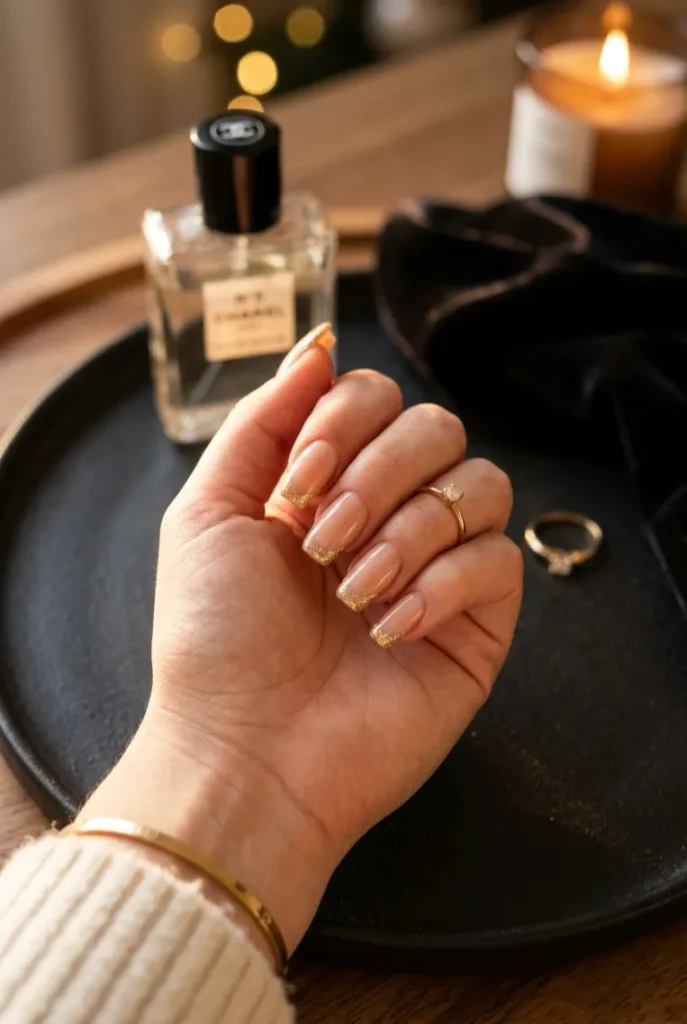 Glossy Coffin Nails 