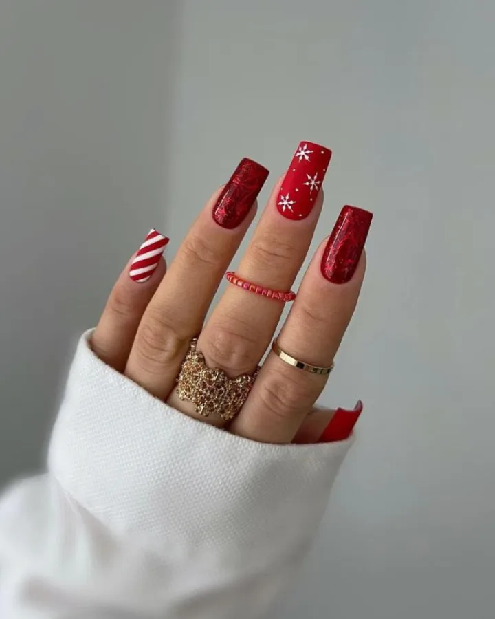 Glossy Crimson Foil