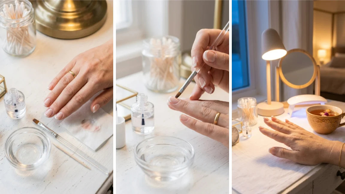 fix smudged french tips