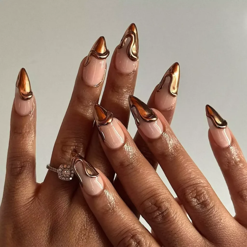Liquid Rose-Gold Drip Tips