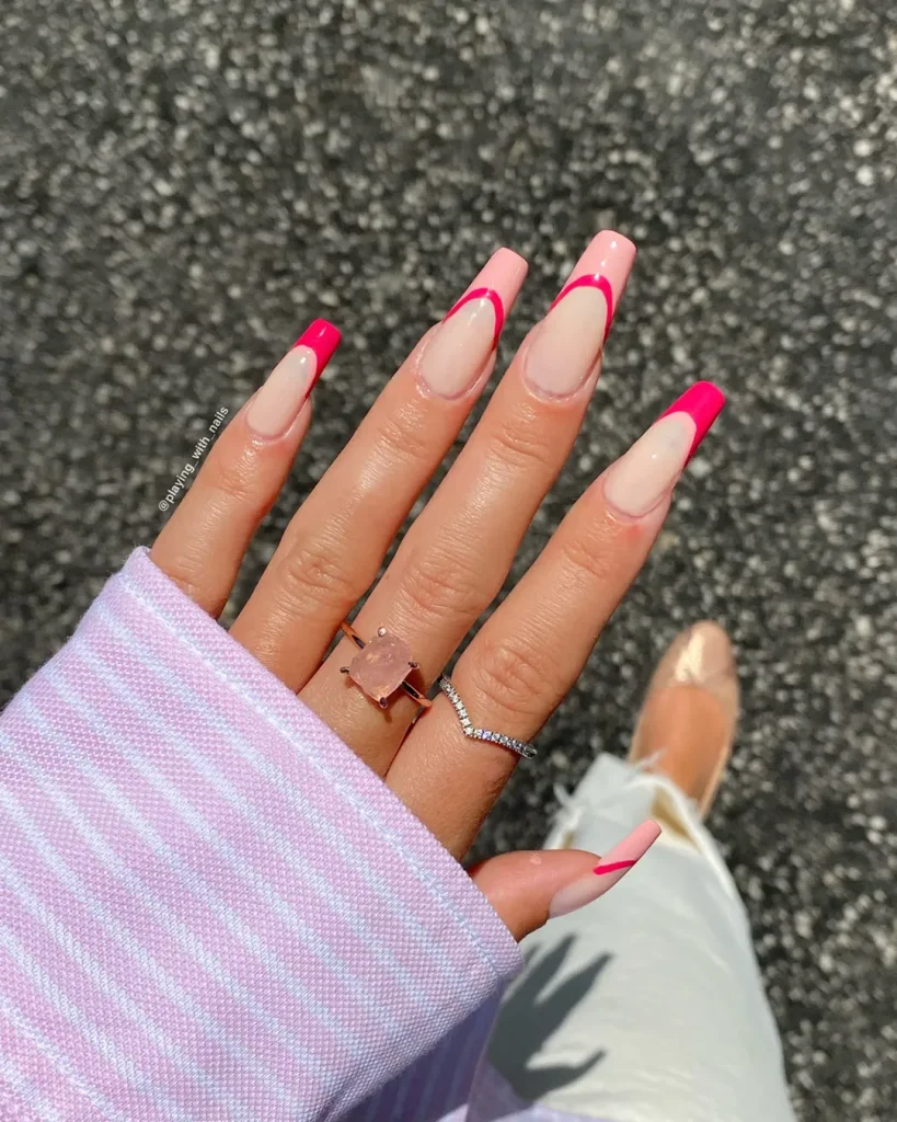Long Square Nails Mixing Solid