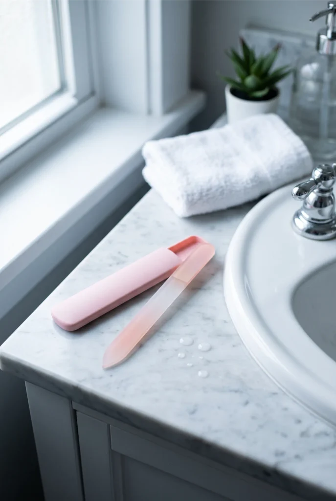Malva Belle Crystal Glass Nail File
