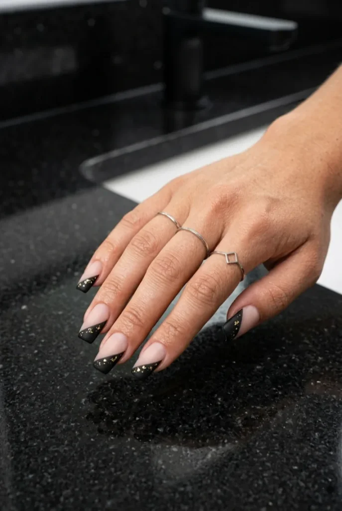 Matte Black Diagonal Tips