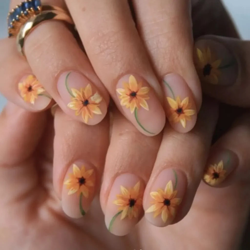 Matte Nude Nails