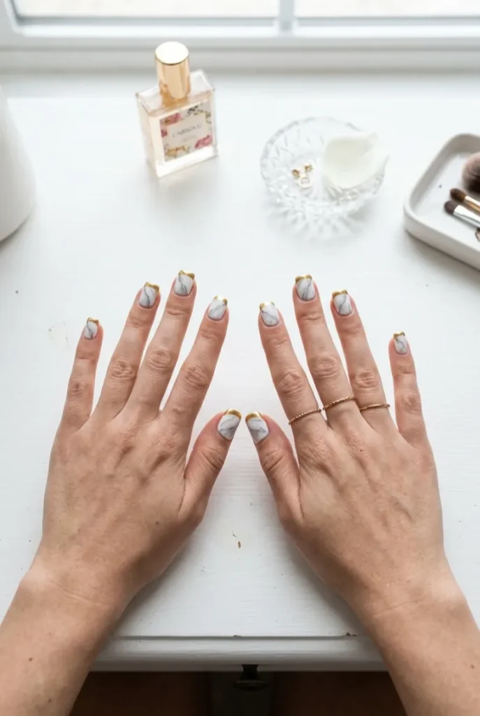 Metallic Gold Foil Tips