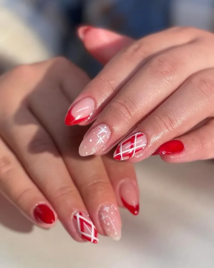 Minimalist Red Plaid
