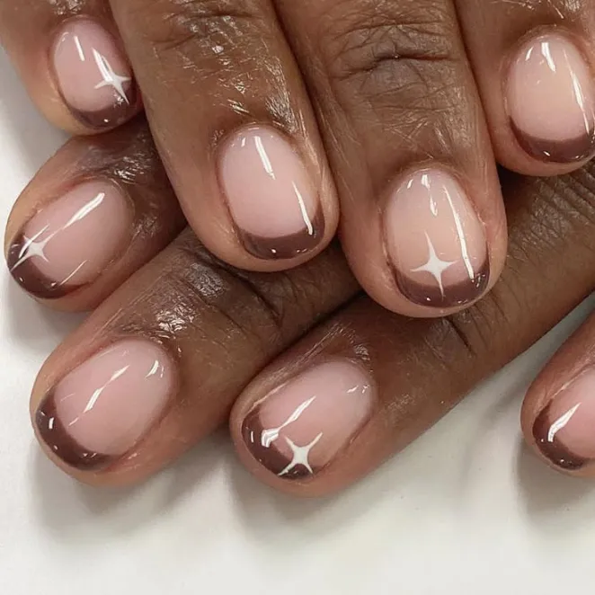 Mocha Ombré Tips