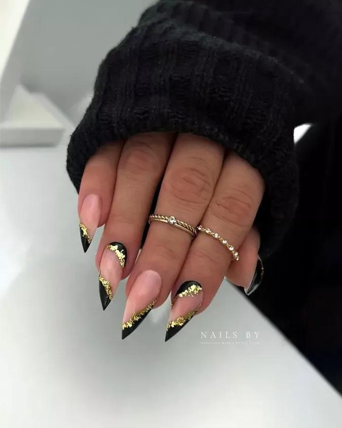 Nude Stiletto Nails