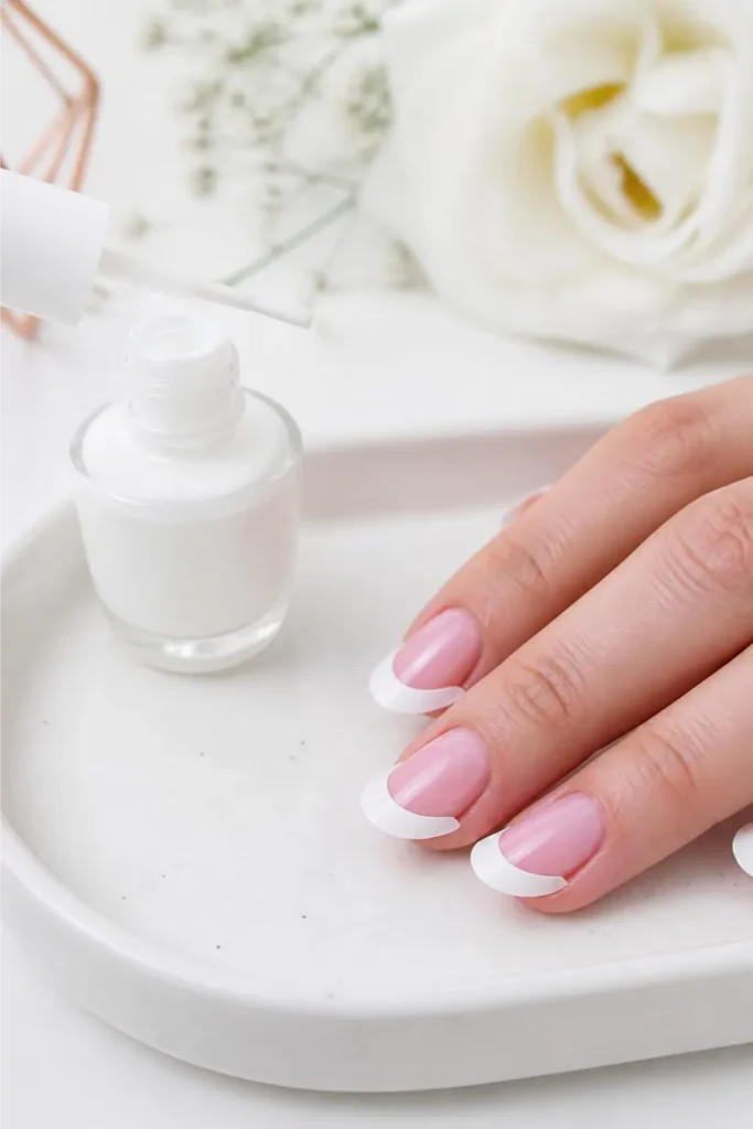 Opaque white polish