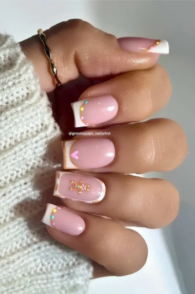 Pastel Pink Tips