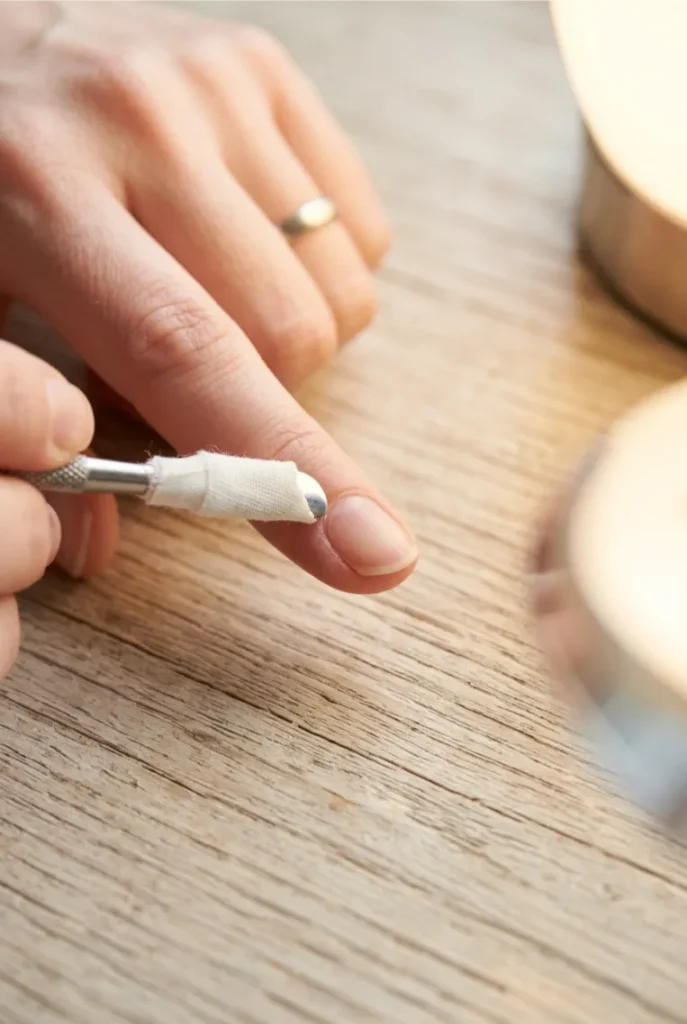 Push Back Your Cuticles Gently
