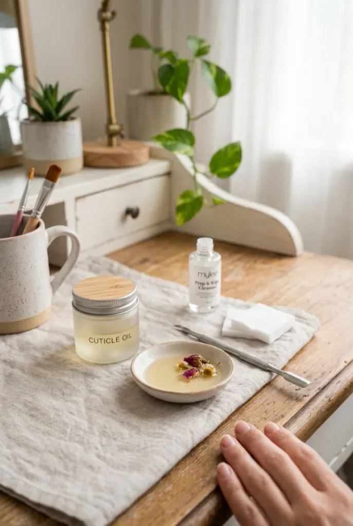 Push Back and Clean Up the Cuticles