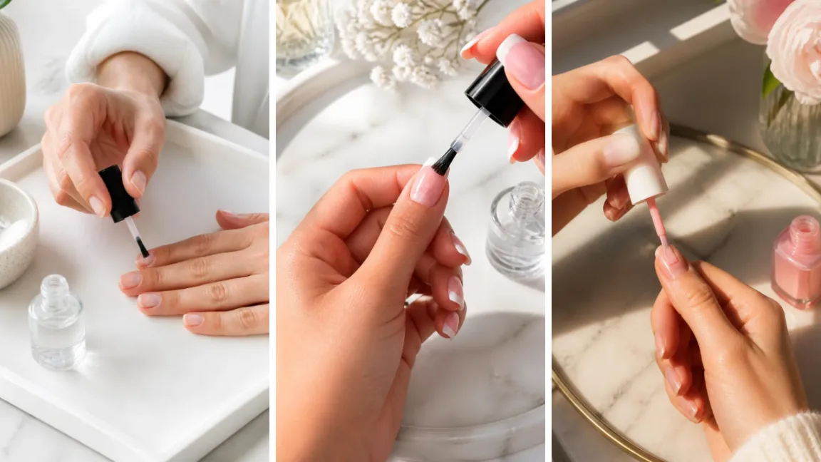 Reverse French Manicure