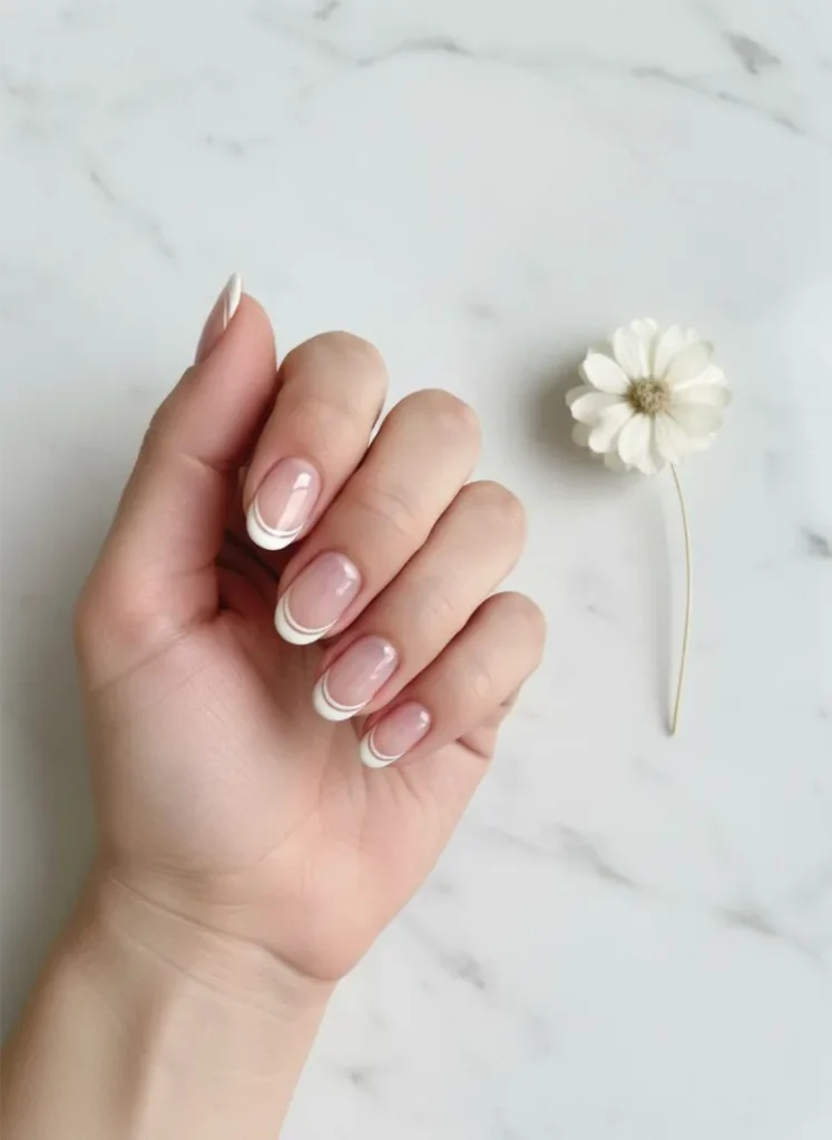 Reverse French Manicure