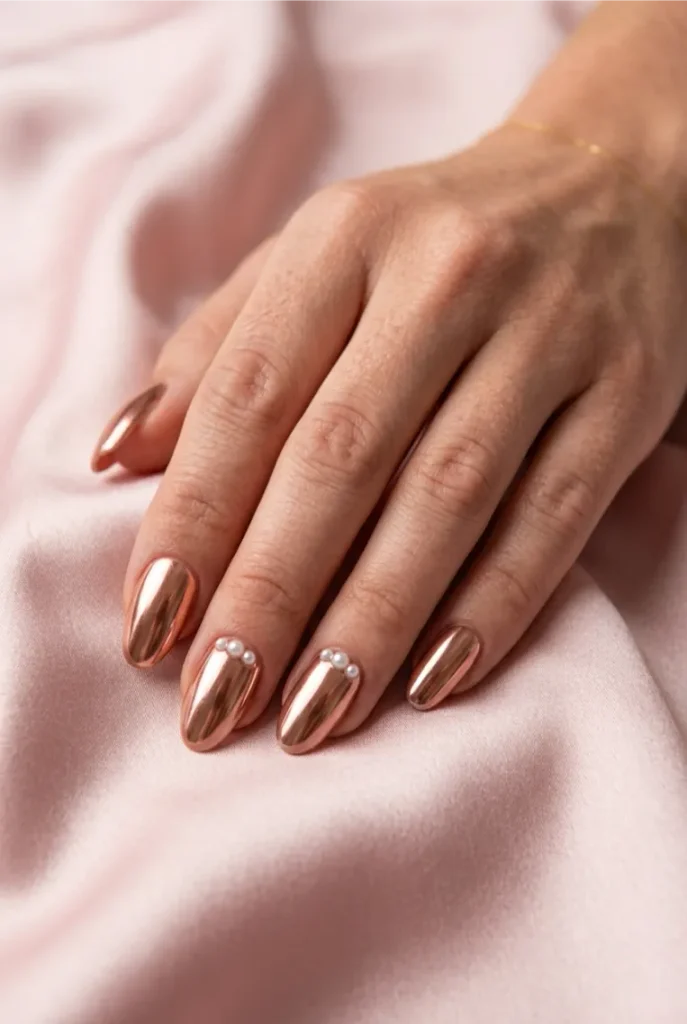 Rose Gold Chrome Base
