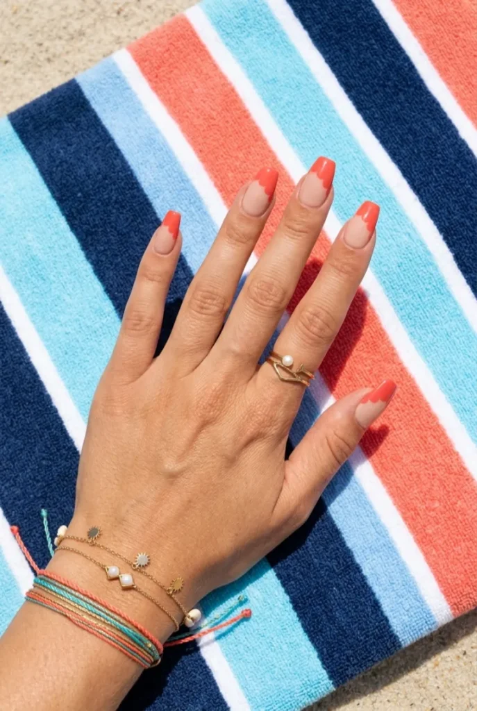 Scalloped Edge Diagonal Tips