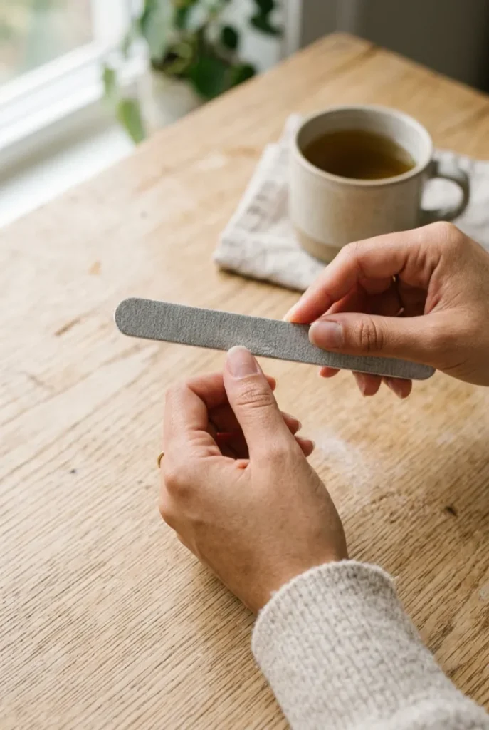Shape and Buff Your Natural Nails