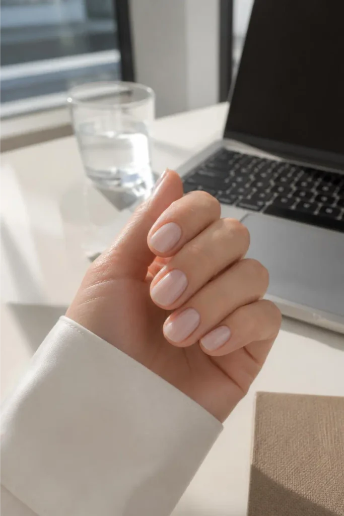 Sheer Glass Manicure