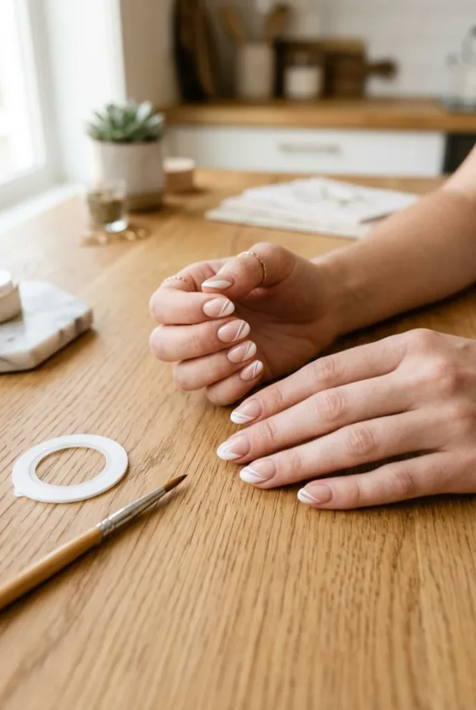 Short Oval Nails