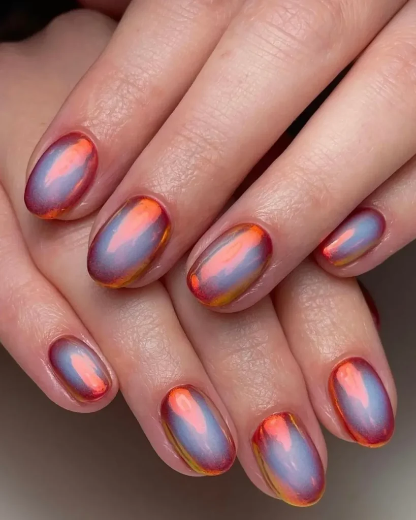 Short Rounded Oval Nails