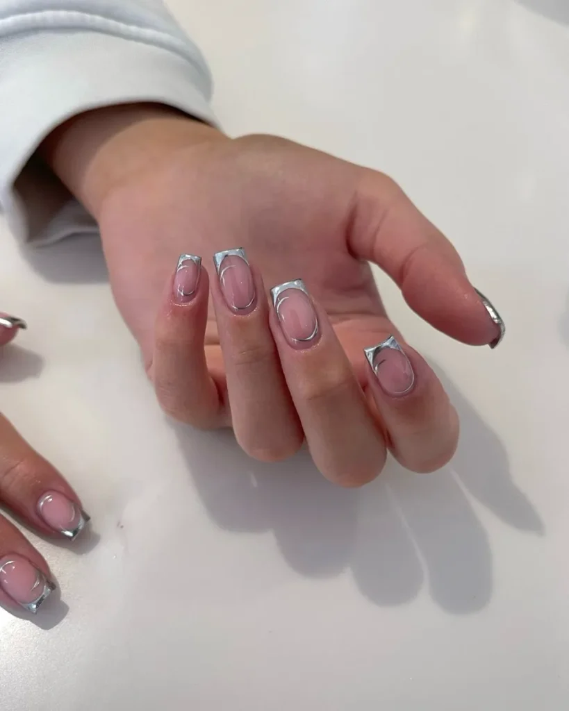 Silver Chrome Corner Tips