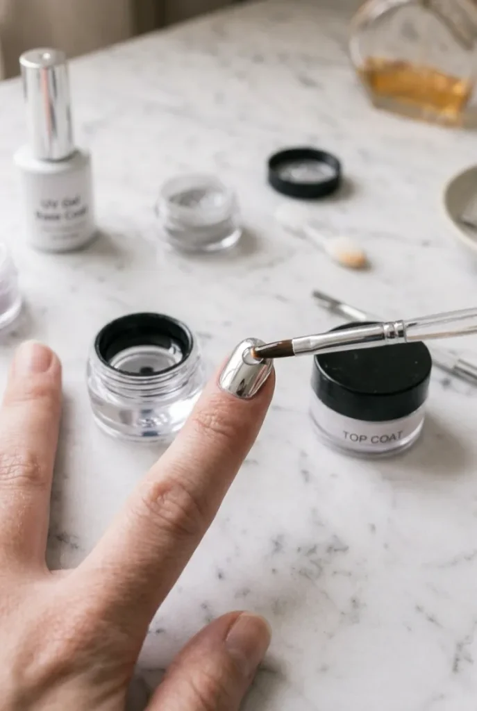 Skipping the No-Wipe Top Coat