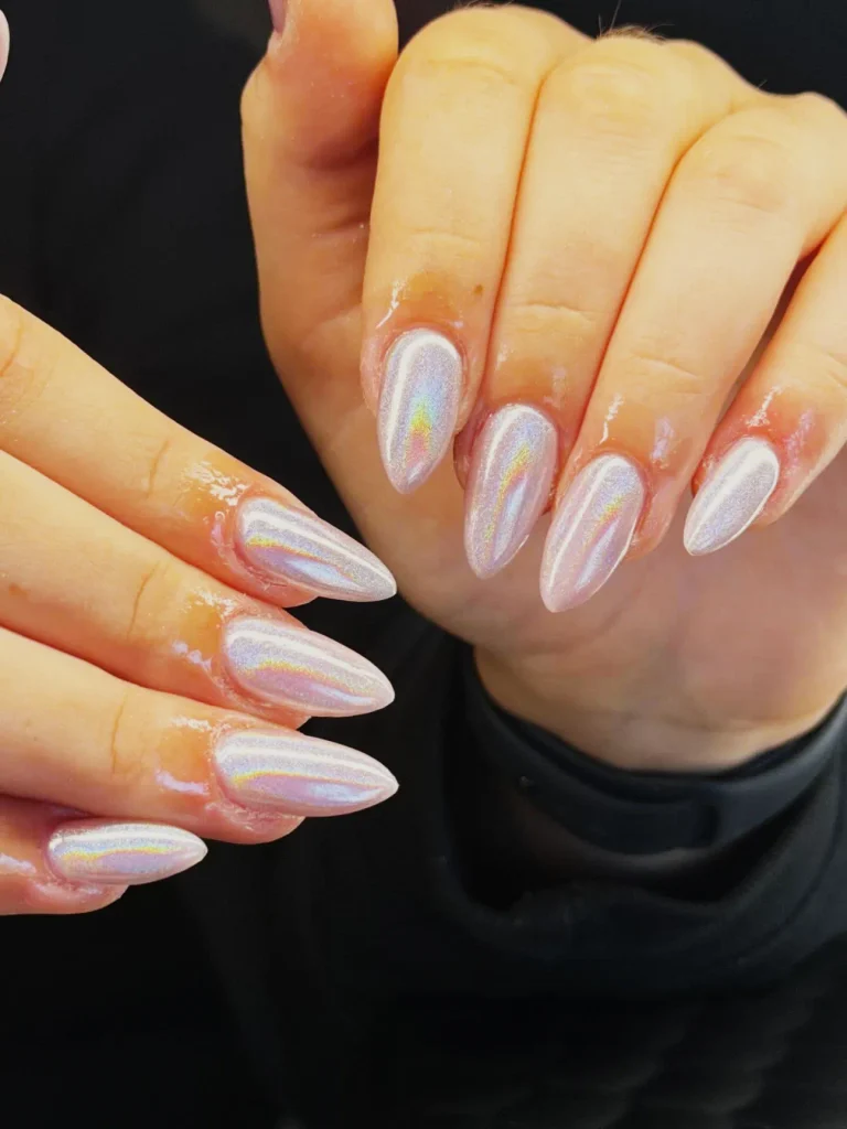 Soft Pink Holographic Shift