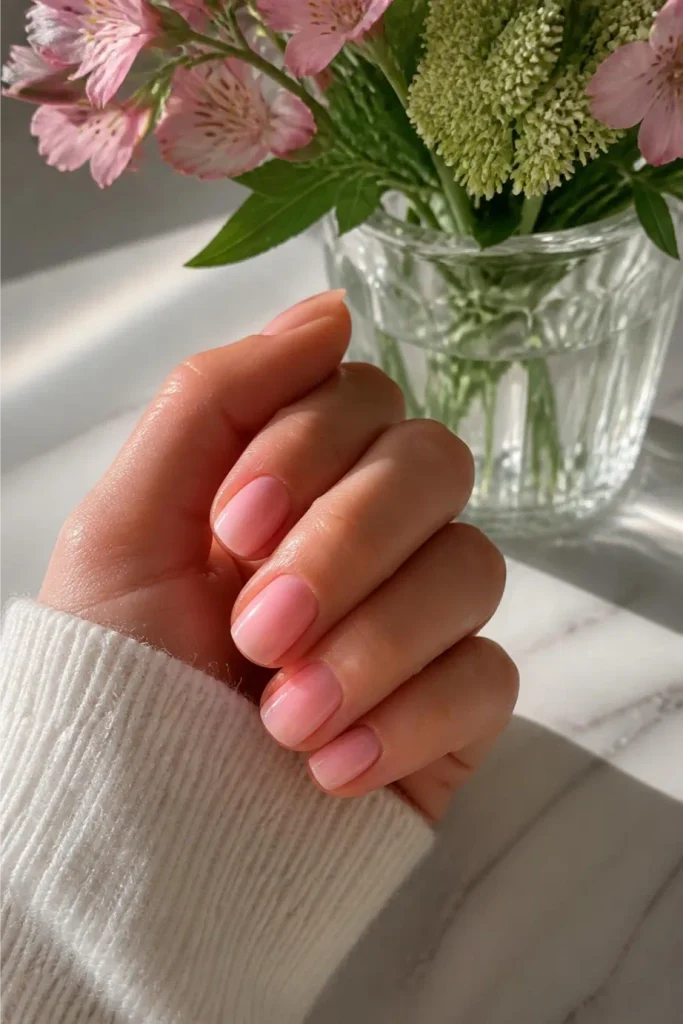 Soft Pink Ombre Fade