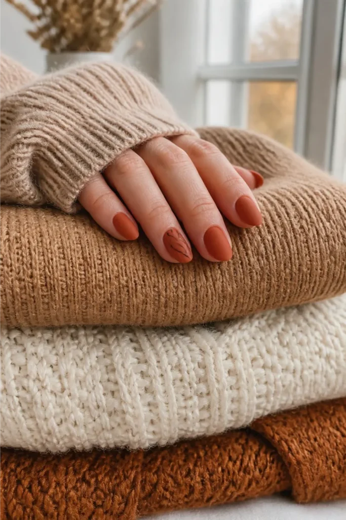 Solid Terracotta Nails
