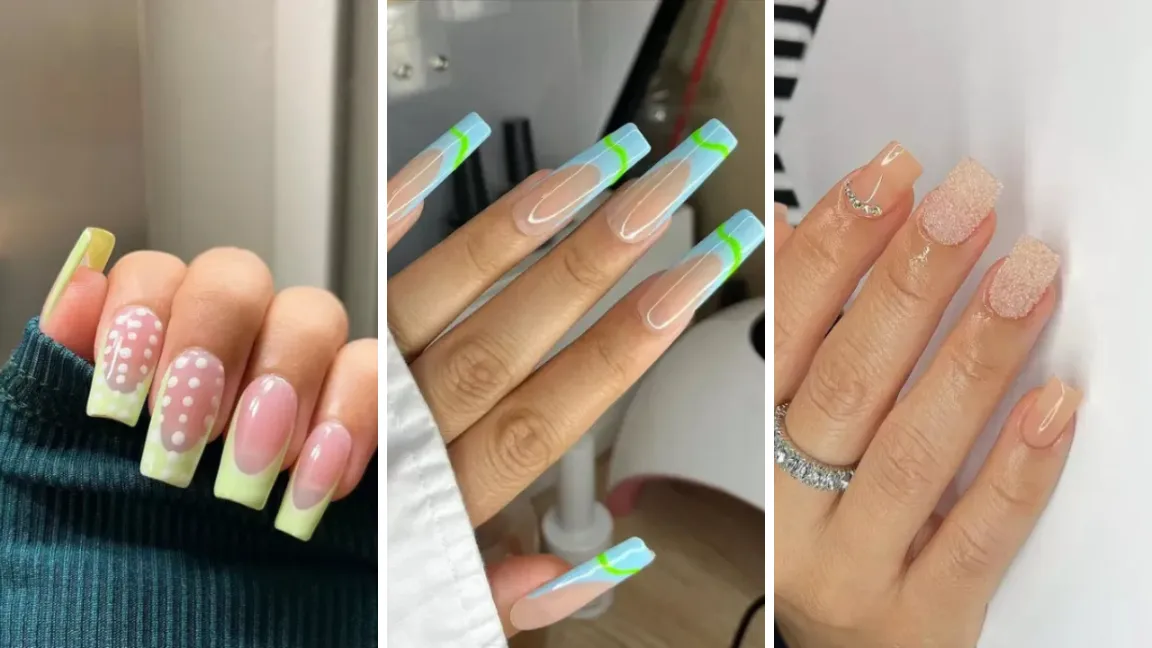 Square Nail Shape Design