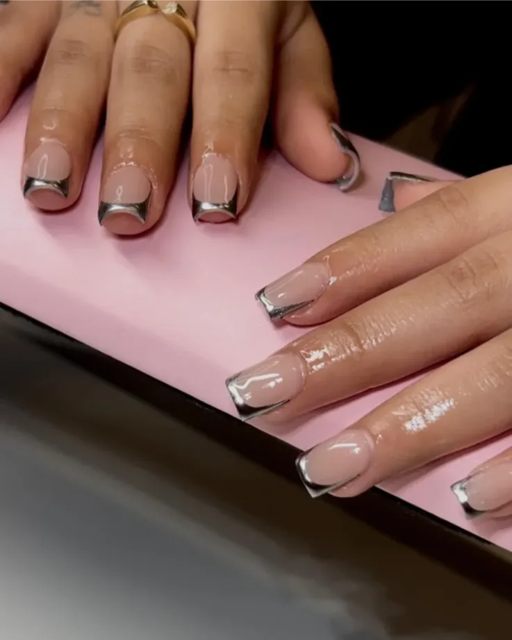 Square Nails With a Hollow