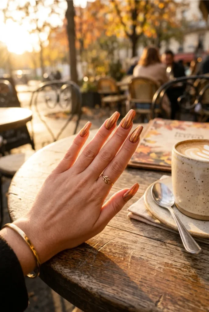 Sunset Copper Holographic Chrome